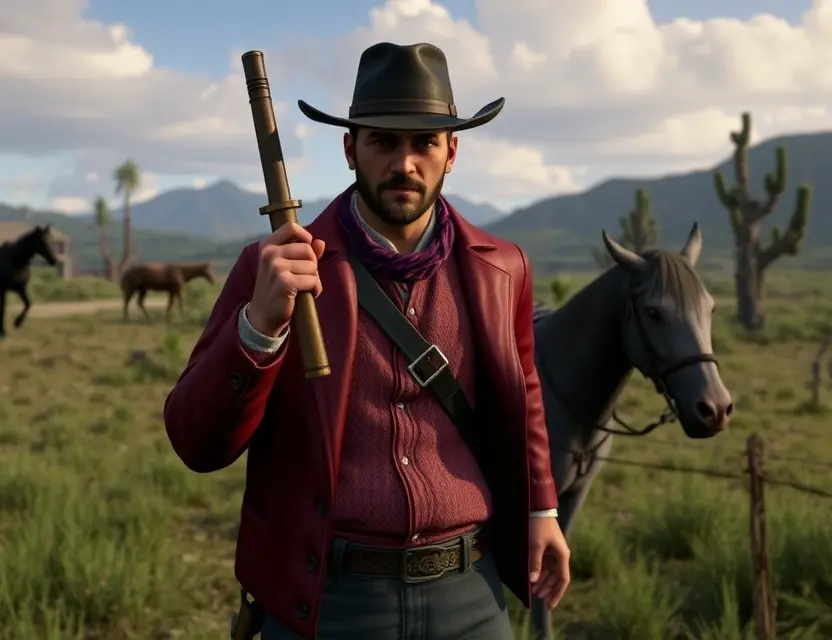 стречайте нового персонажа в игре "Red Dead Redemption 2