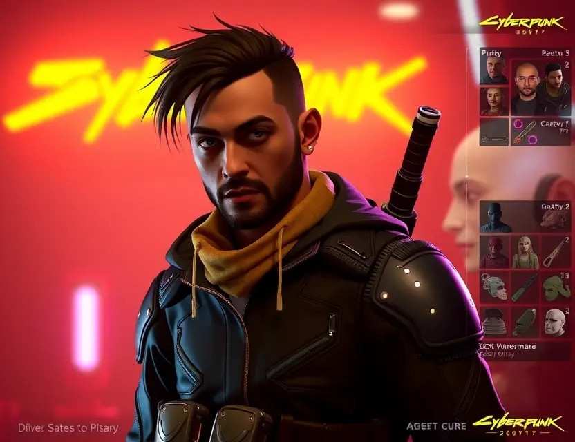 озможности кастомизации персонажа в игре "Cyberpunk 2077